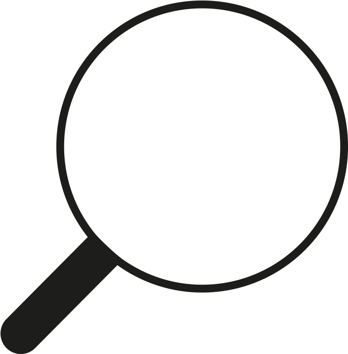 Search Magnifying Glass Icon - Magnifying Glass Icon Clipart (1242x1174), Png Download
