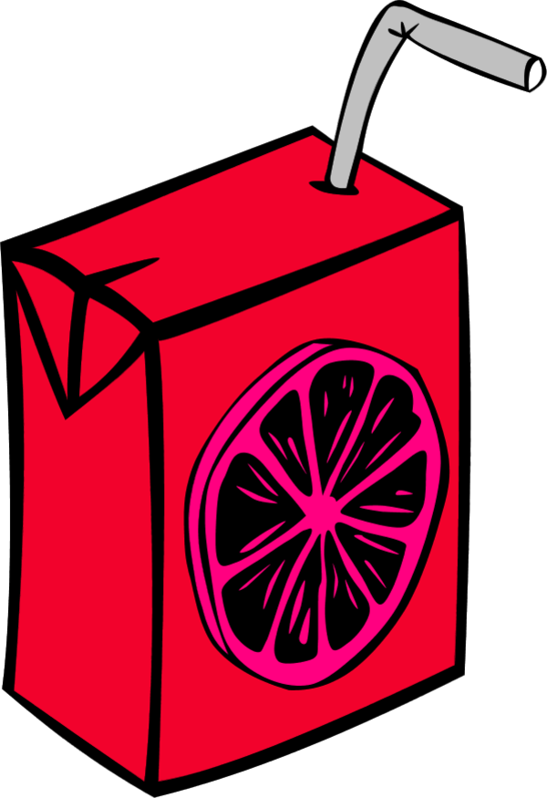 Vector Clip Art - Juice Box Clipart Png Transparent Png (600x875), Png Download