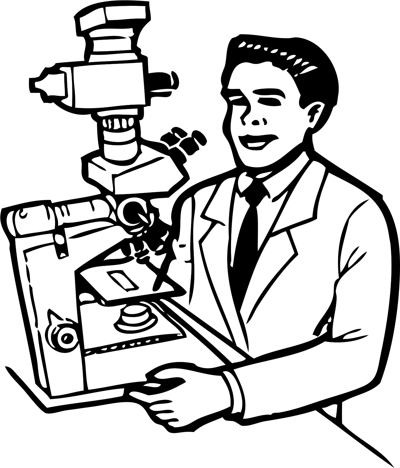 Bubbles Clip Art Download - Scientist Clip Art - Png Download (683x800), Png Download