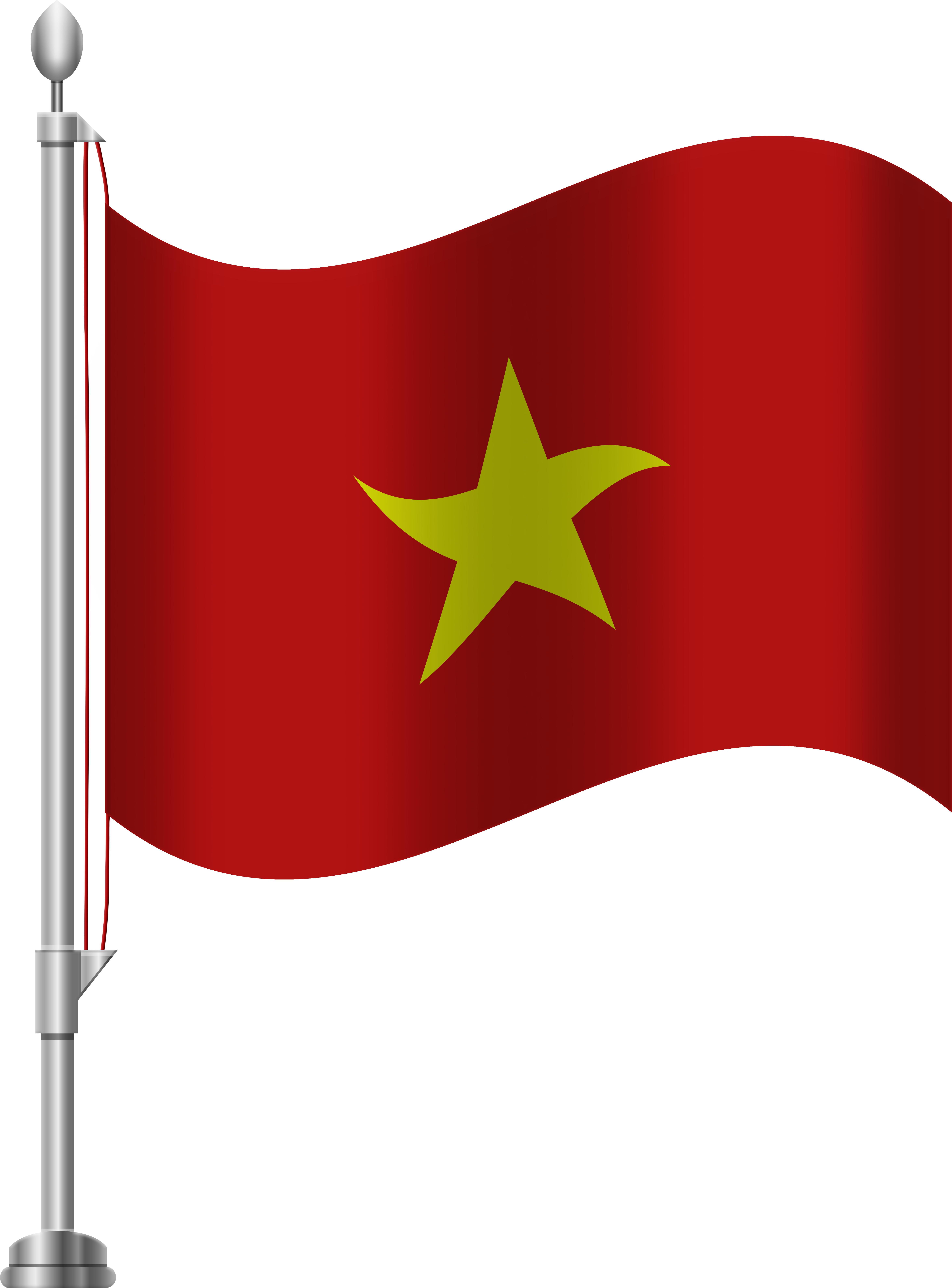 Vietnam Flag Png Clip Art Best Web Clipart Video Production Transparent Png (6141x8000), Png Download
