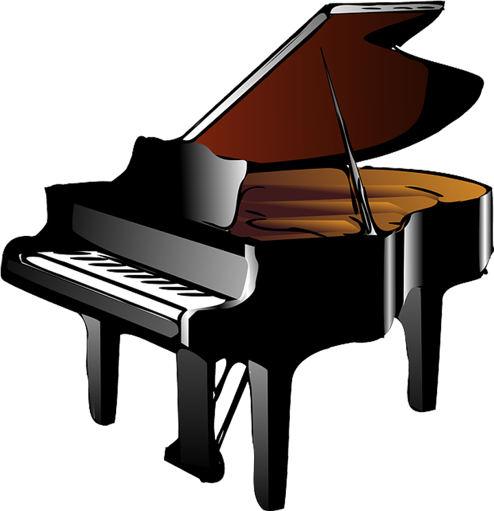 Keyboard And Piano Clipart - Clipart Piano - Png Download (677x700), Png Download