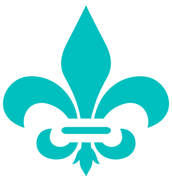 Fleur De Lis Vector Png Clipart (570x598), Png Download