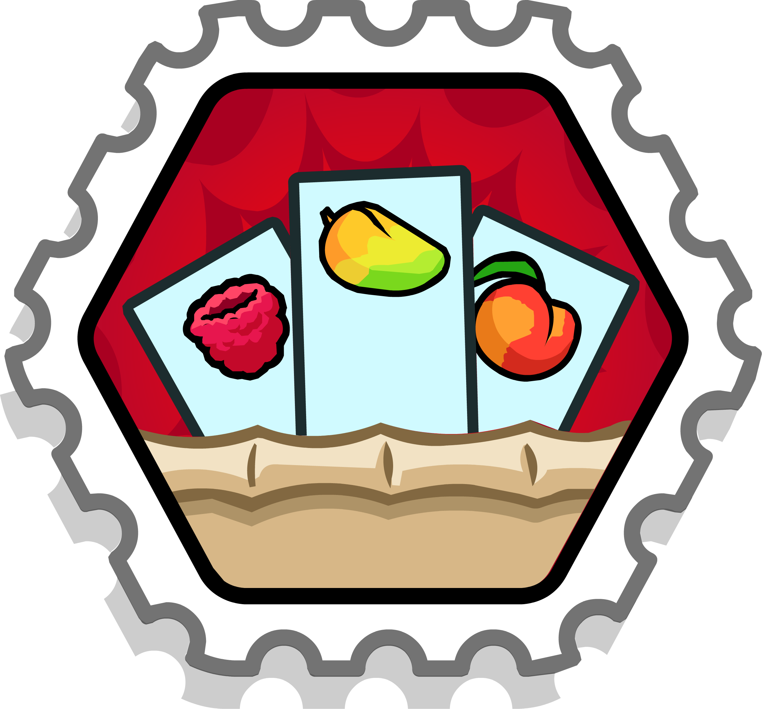 Club Penguin Puffle Plus Stamp Clipart (2000x1859), Png Download