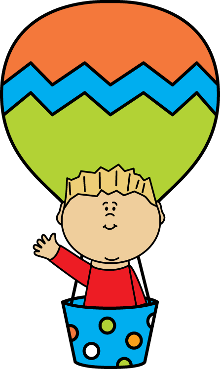 Ballon Drawing Baby Boy - Hot Air Balloon Clip Art - Png Download (446x747), Png Download