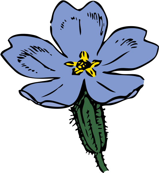 Free Vector Primrose Clip Art - Primrose Clipart - Png Download (552x600), Png Download