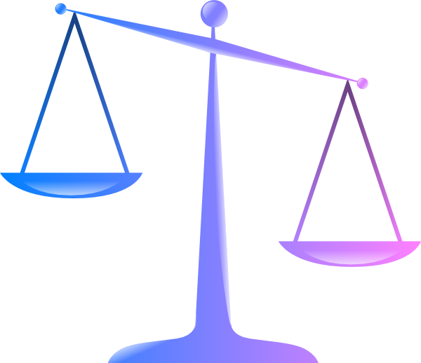 Justice Scales Clip Art - Scales Of Justice Clip Art - Png Download (600x518), Png Download