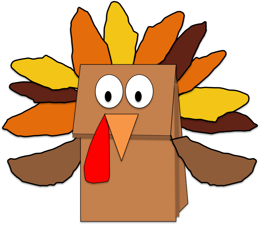 Kids Write - Turkey's Head Cartoon Clipart (868x752), Png Download