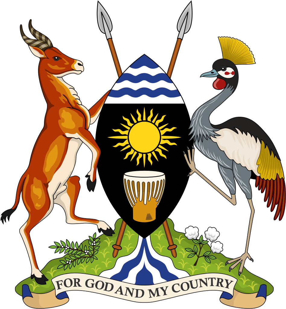 Coat Of Arms Of Uganda Clipart (600x643), Png Download