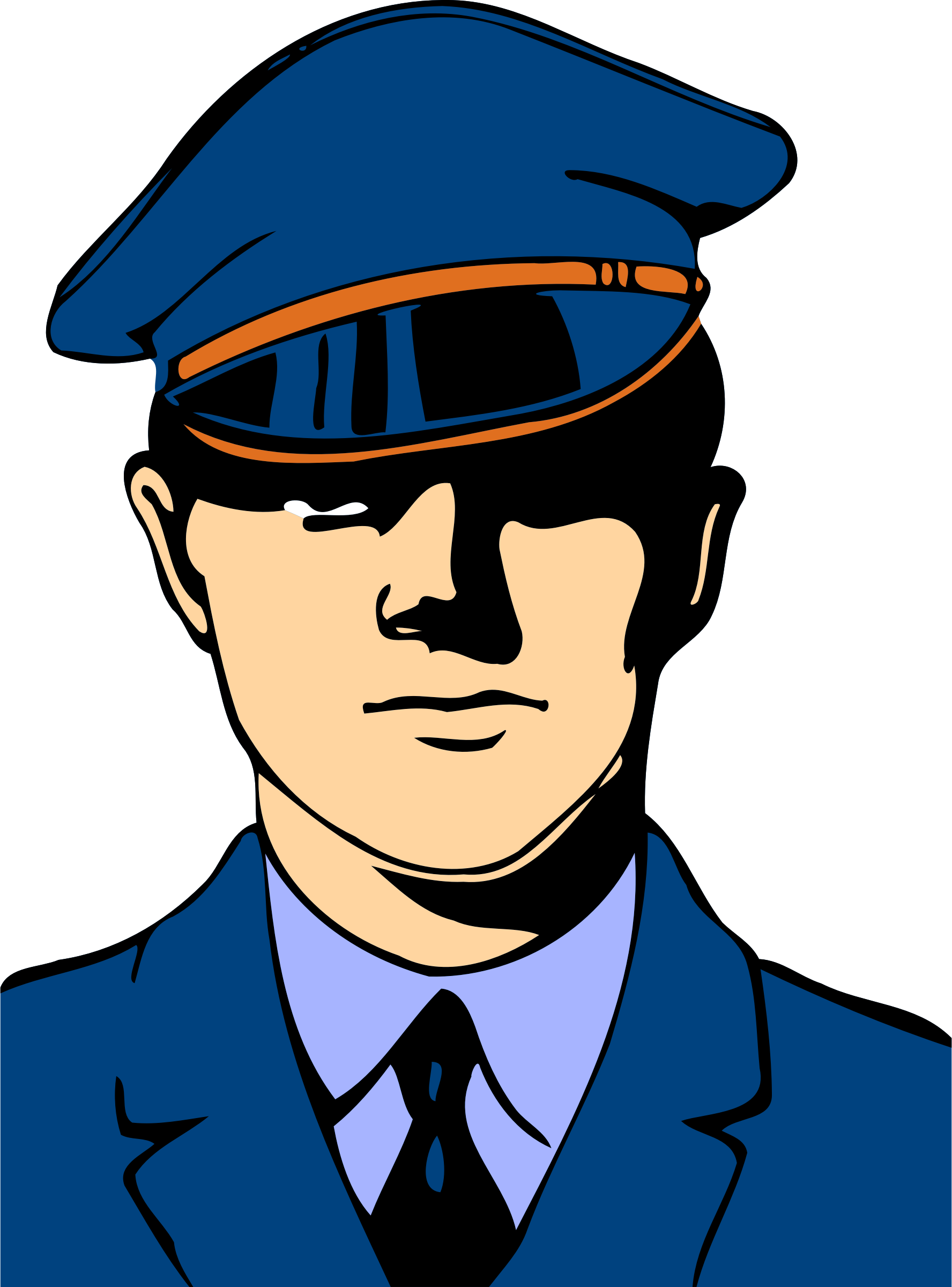 Uniform Police Officer Computer Icons Badge - Uniform Clip Art - Png Download (555x750), Png Download