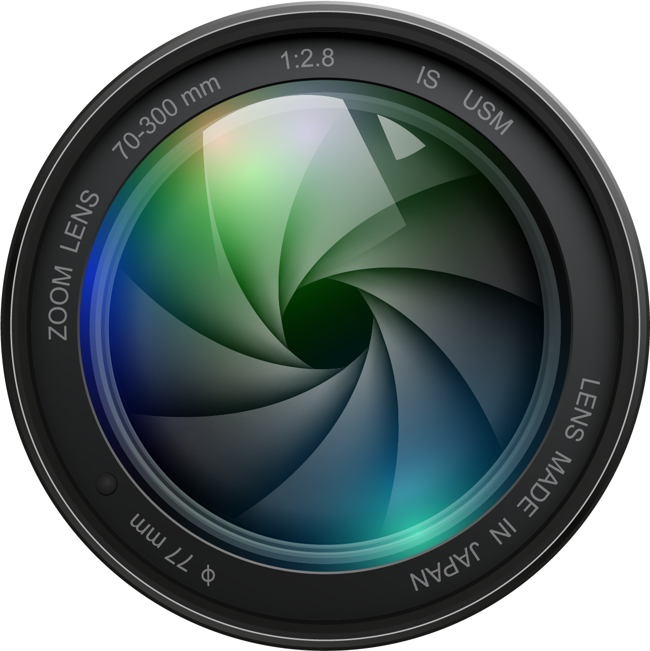 Camera Eye - Logo Camera Lens Clipart (1347x1315), Png Download