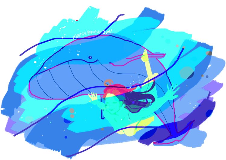 Scuba Diving Art - Graphic Design Clipart (900x610), Png Download