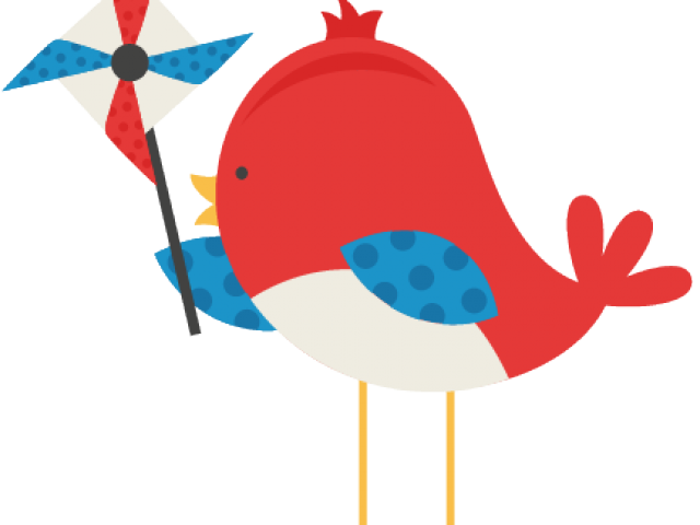 Patriotic Clipart Bird - Bird - Png Download (640x480), Png Download