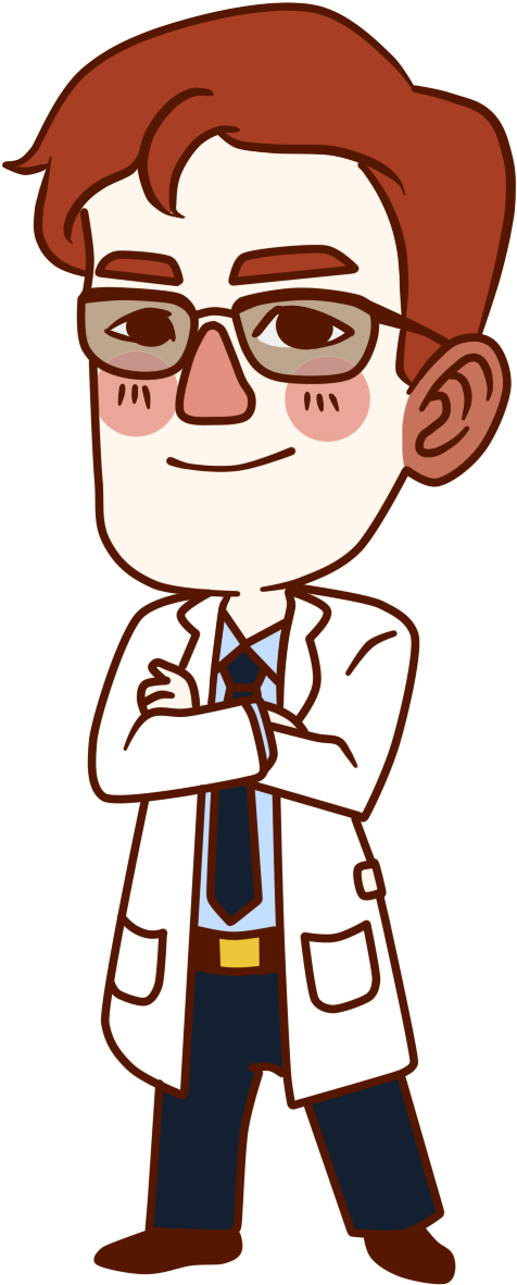 Free Doctor Clipart Images Clip Art - Doctor Cartoon Free Png Transparent Png (636x1200), Png Download