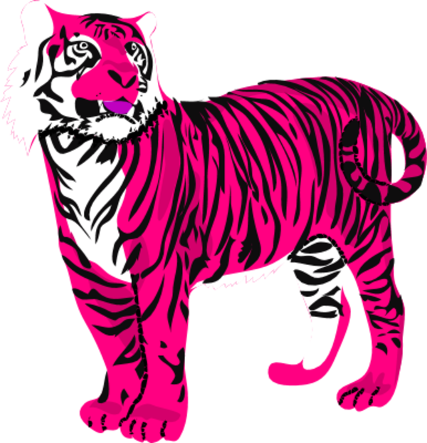 Tiger - Blue Tiger Clipart - Png Download (600x622), Png Download
