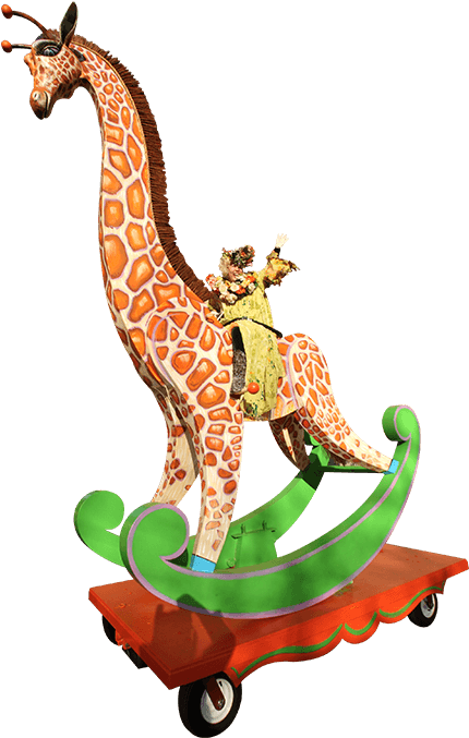 Image Rocking Giraffe - Macy's Thanksgiving Day Parade Clipart (800x800), Png Download
