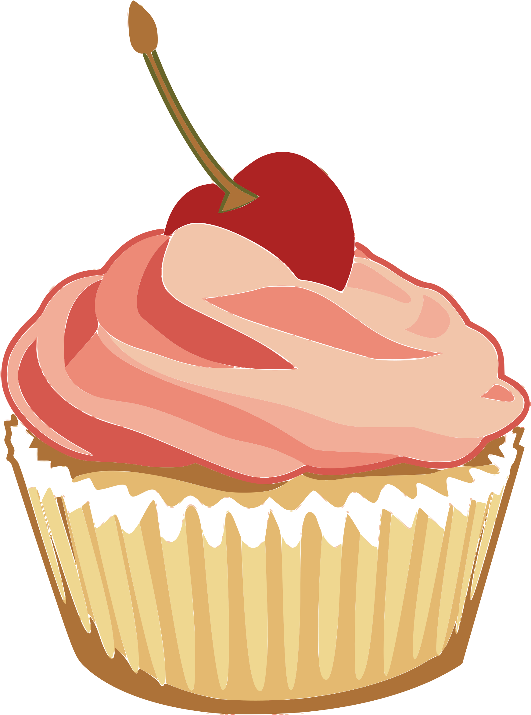 Clipart - Cupcake - Png Download (2400x2400), Png Download