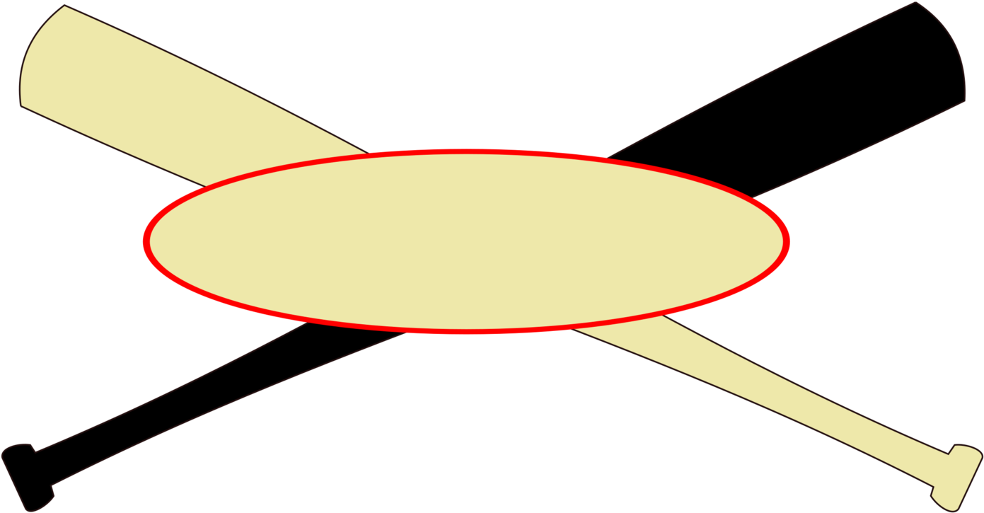 Softball Bat Cliparts - Baseball Bat - Png Download (800x424), Png Download