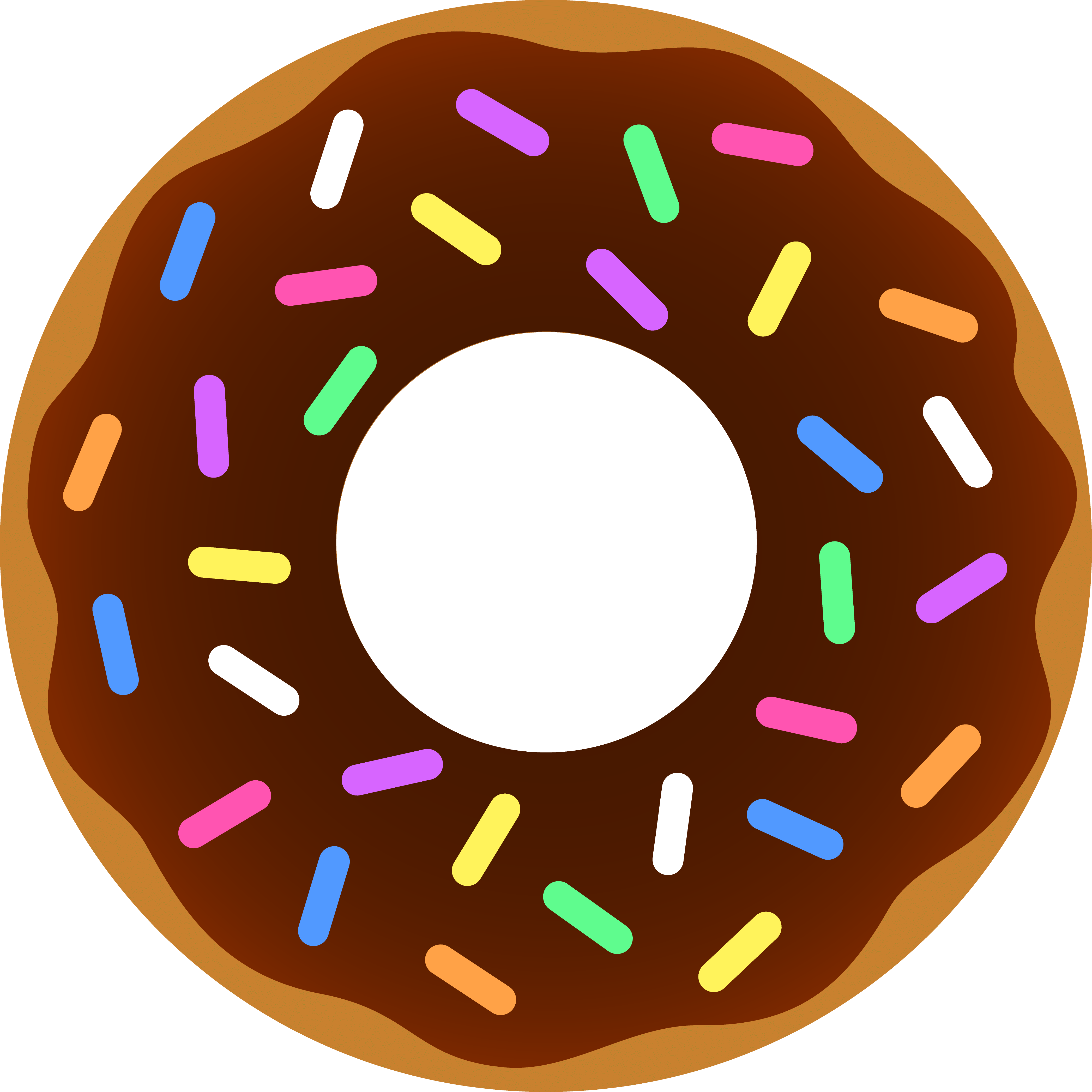 Sweet Clipart For Mobile Free Download Donut Clip Art Png Transparent Png Full Size Clipart 158564 Pinclipart