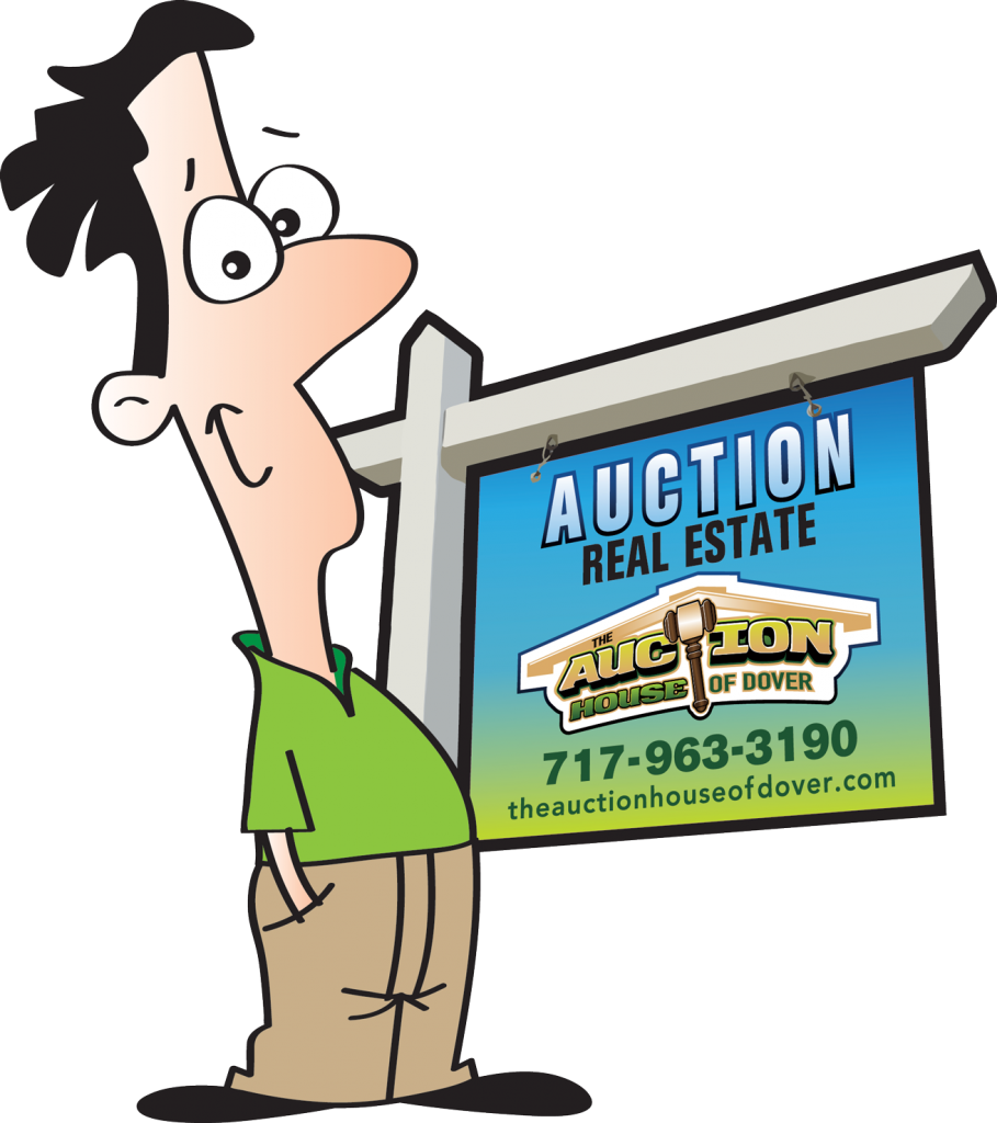 93 Kevin Drive - Auction Clipart (909x1024), Png Download