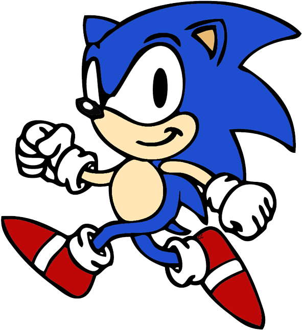 Sonic Clipart Sonic The Hedgehog Clip Art Cartoon Clip - Sonic The Hedgehog Clipart - Png Download (600x652), Png Download