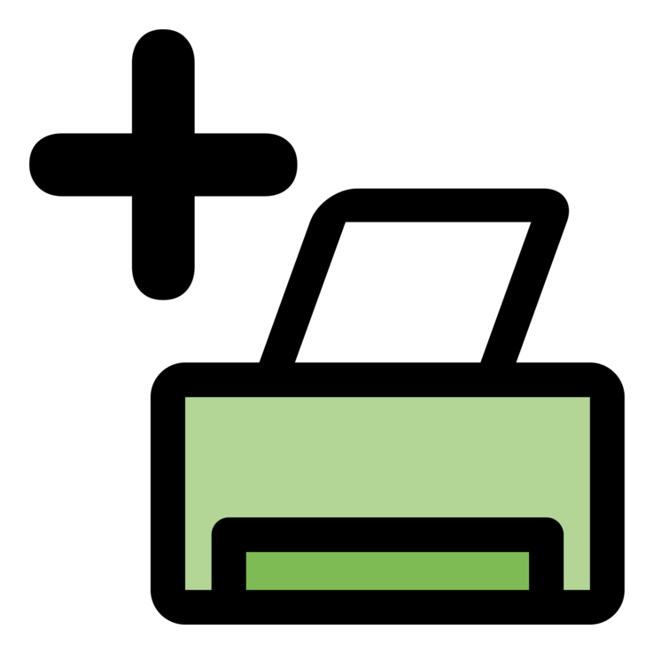 Computer Icons Printing Press Poodles At Play Printer - Clipart Of Printing Press - Png Download (750x750), Png Download