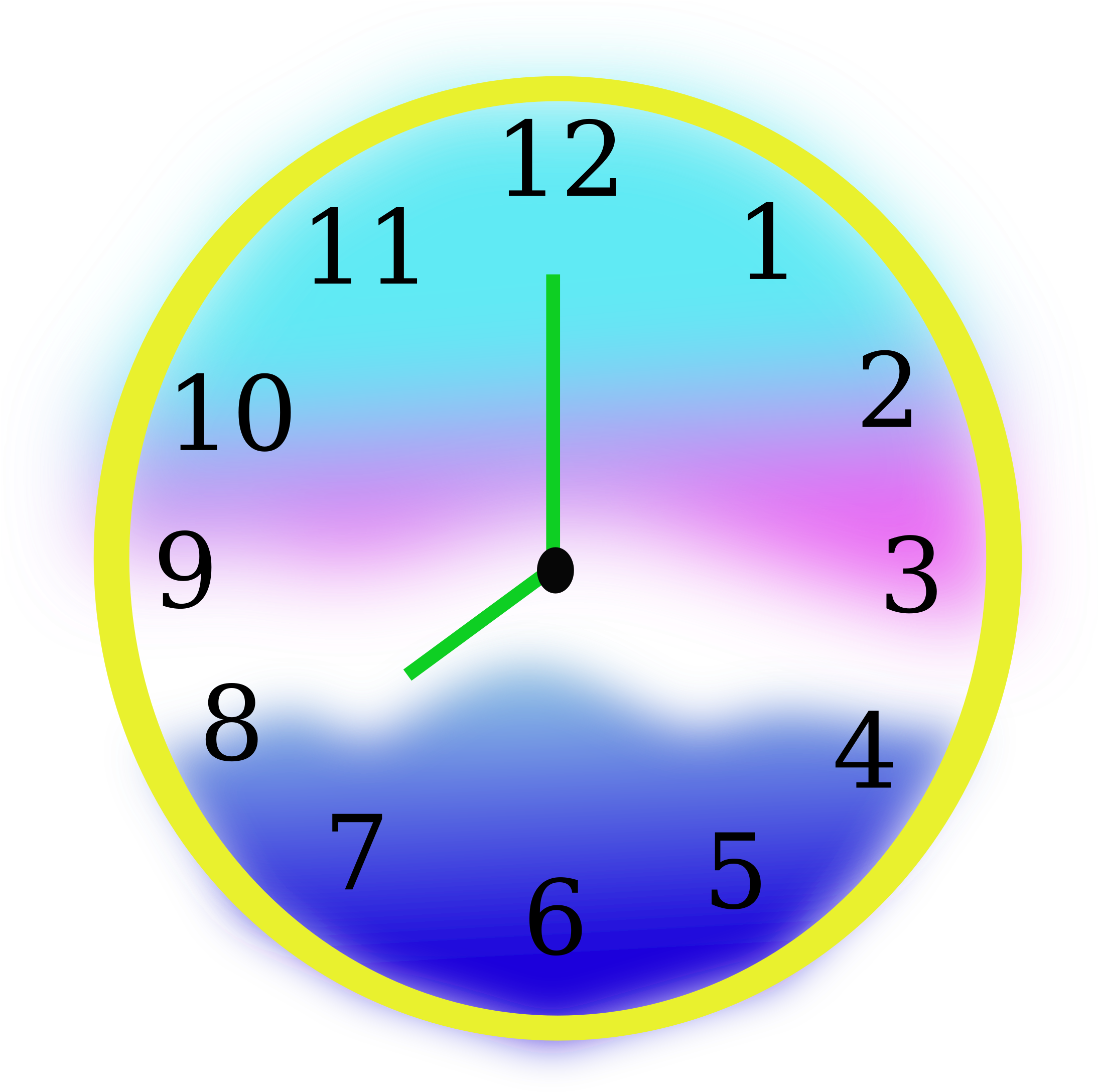 Computer Icons Clip Art Christmas Clock Download - Clip Art - Png Download (530x750), Png Download