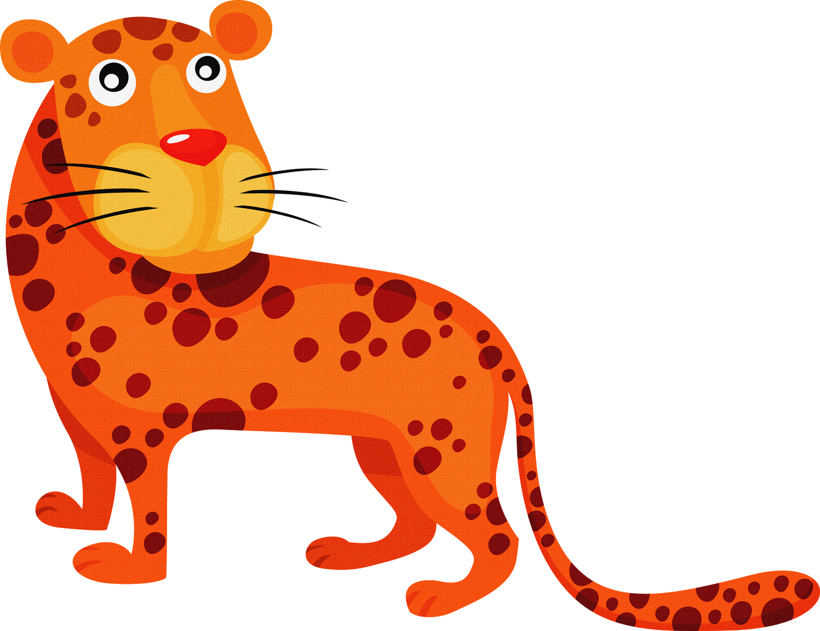 Safari Png Onça Png / Macaco Png / Tucano Png / Tigre - การ์ตูน Png สัตว์ Clipart (1600x1231), Png Download