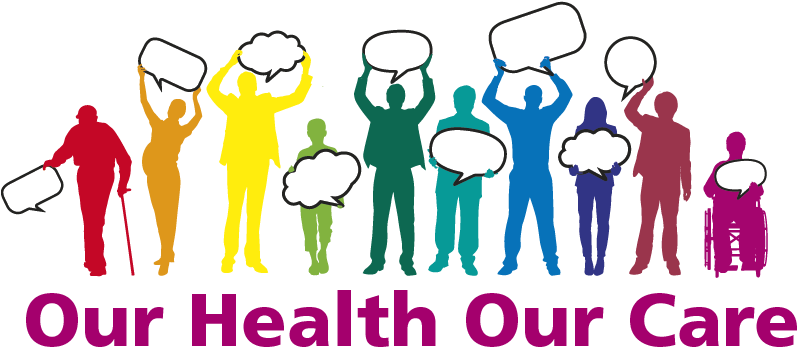Healthcare Clipart Medical Team - Our Health Our Care Our Say - Png Download (815x513), Png Download