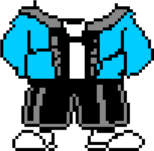 Flashlight Clipart Pixel Art - Classic Sans Pixel Art - Png Download (650x570), Png Download