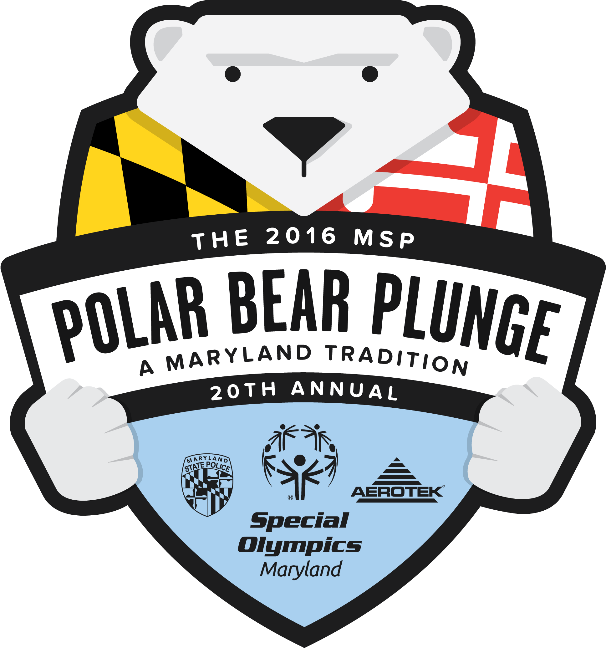2016 Polar Bear Plunge Volunteer Registration - Maryland Special Olympics Clipart (2000x2125), Png Download