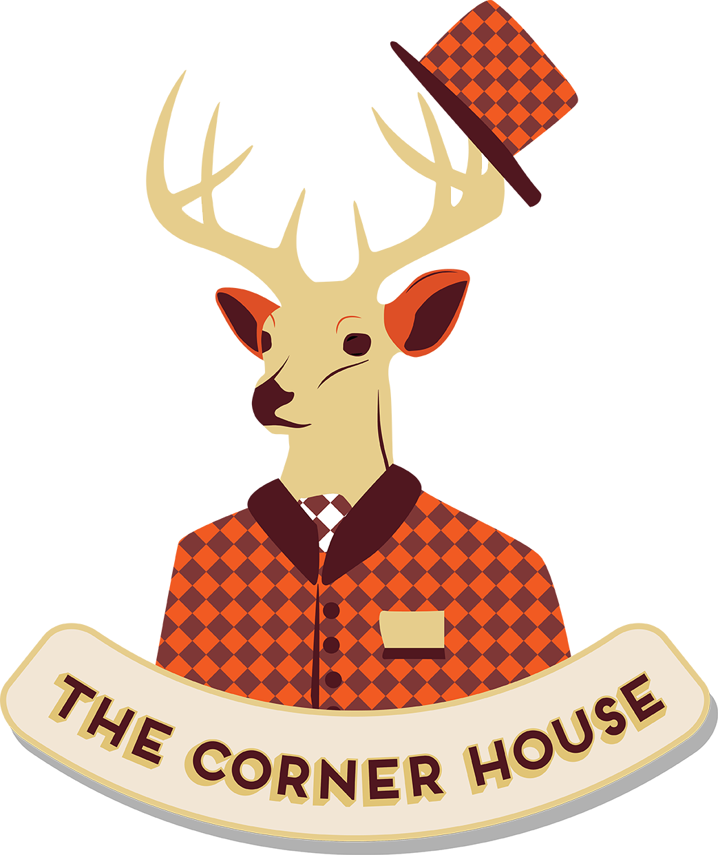 The Corner House - Cartoon Clipart (1043x1241), Png Download