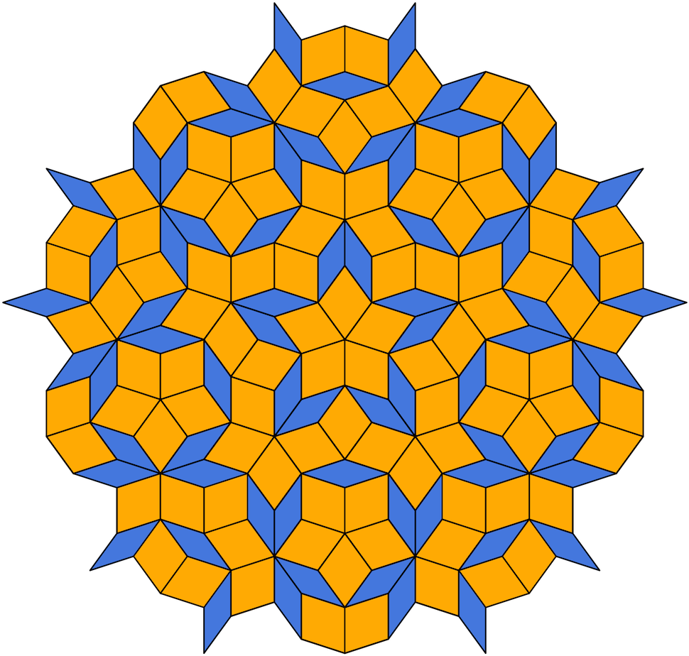 In The 1970s, The British Mathematical Physicist Roger - Art Math Tessellations Clipart (1000x953), Png Download