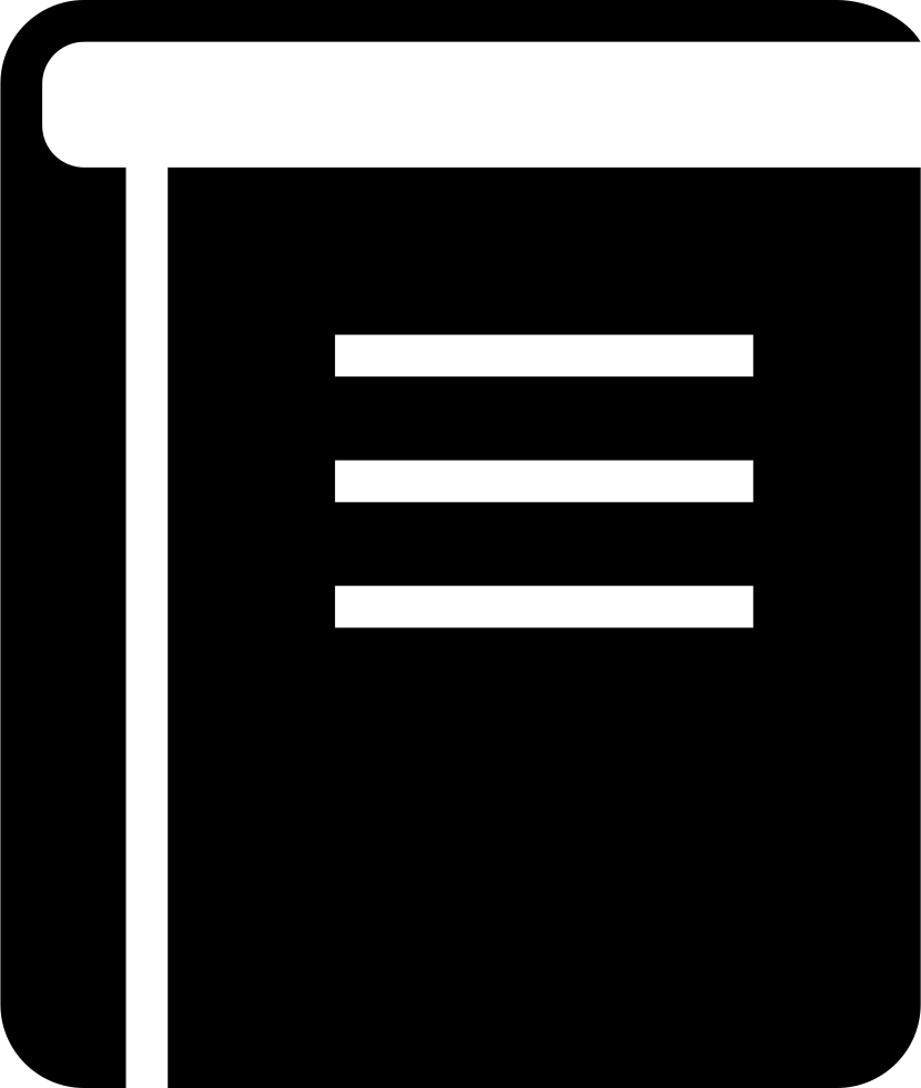 Graphic Black And White Library Administrative Region - Dictionary Vector Icon Clipart (830x980), Png Download