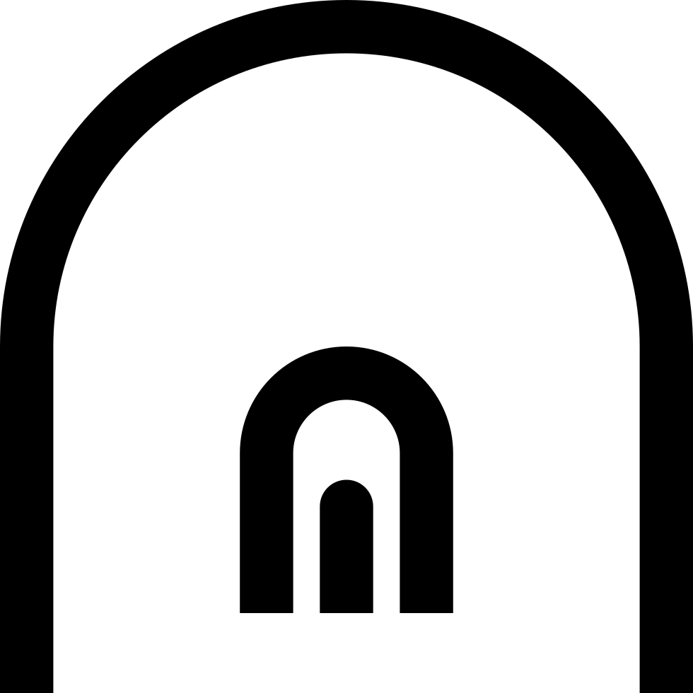 Tunnel Comments - Arch Clipart (980x980), Png Download