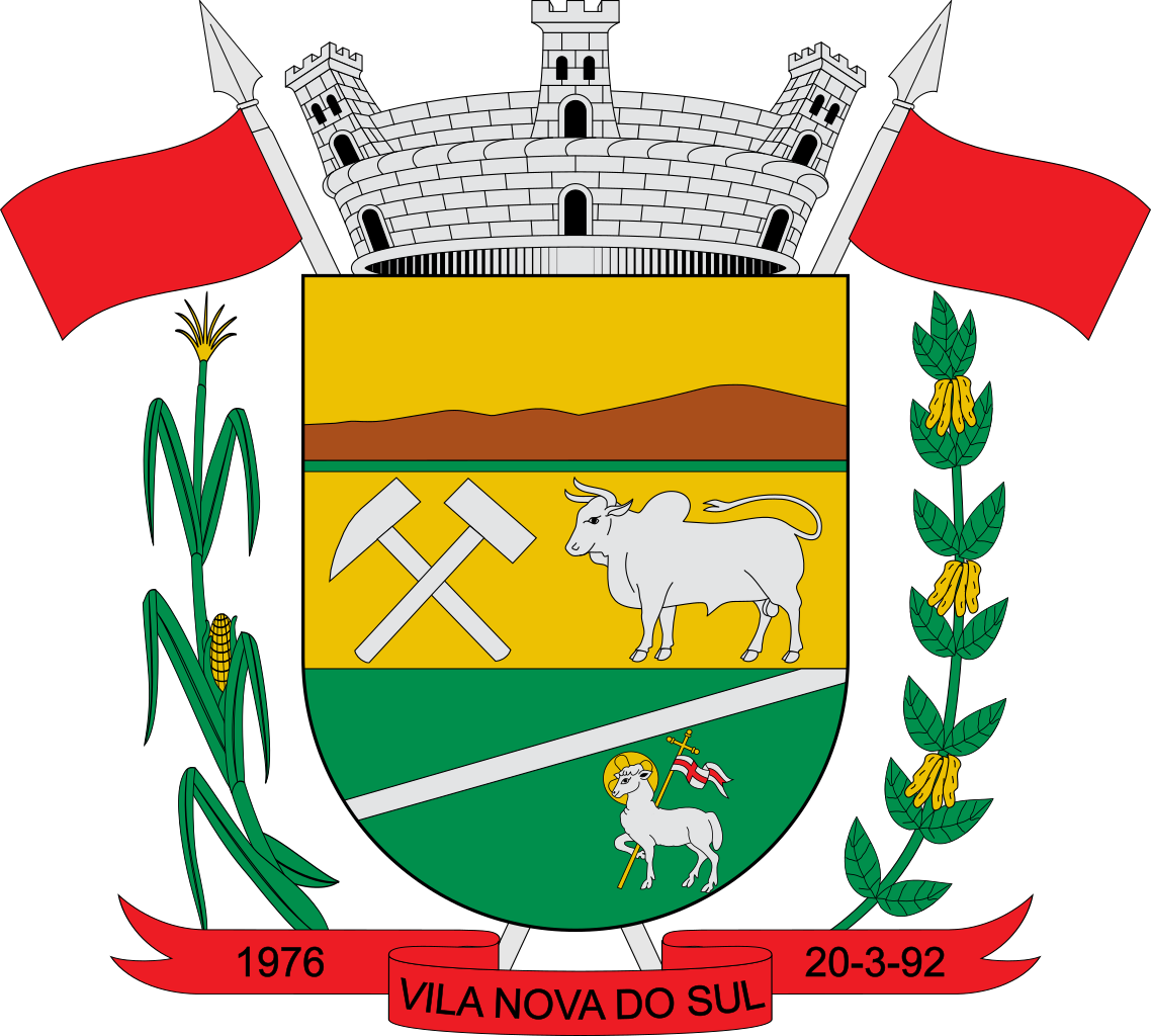 Brasão De Vila Nova Do Sul - Rio Grande Do Sul Clipart (1138x1024), Png Download