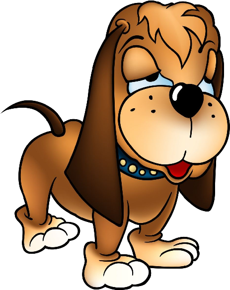 Funny Dog Cartoon Pictures - Perro Con Orejas Largas Animado Clipart (600x600), Png Download