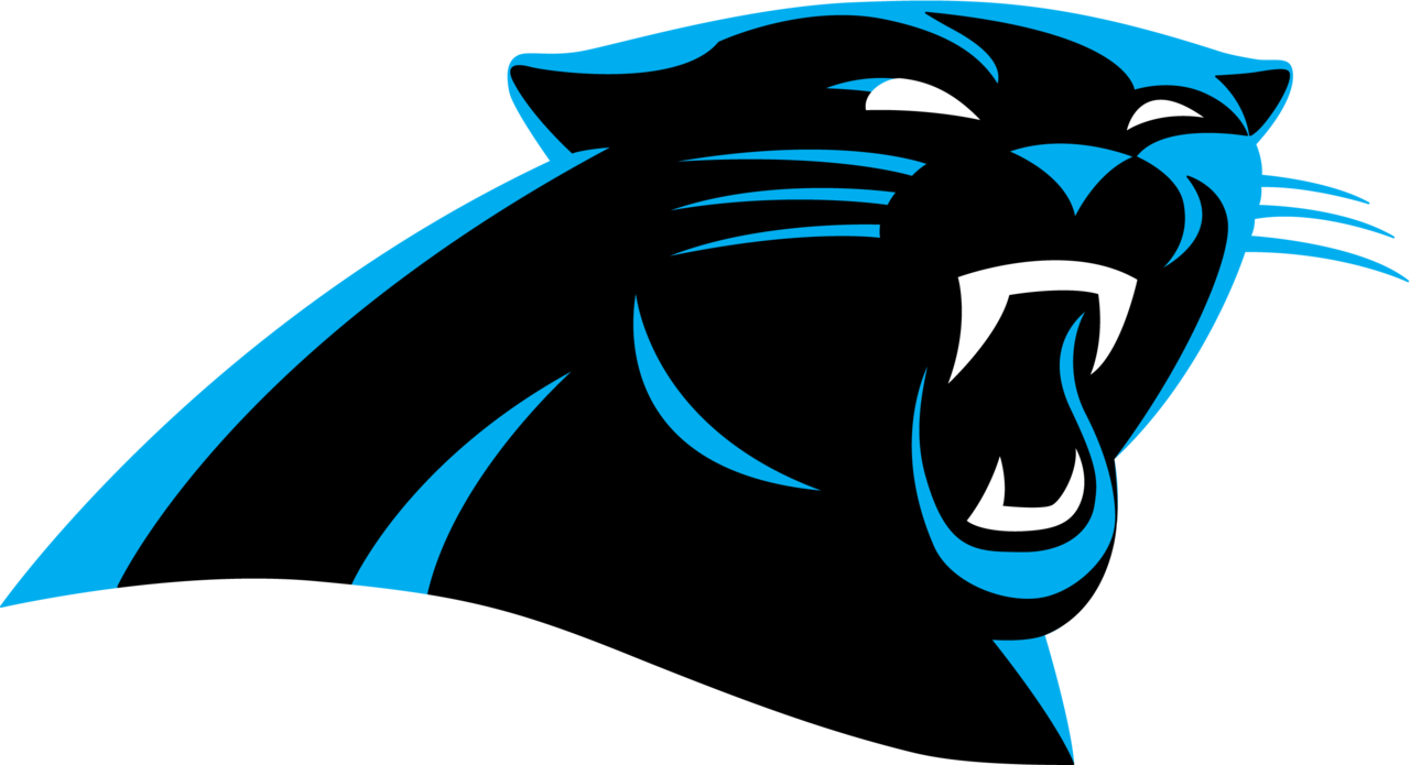 Carolina Panthers By Sjvernon - Carolina Panthers Logo Clipart (1280x695), Png Download