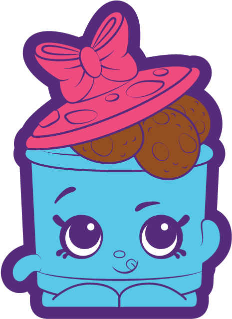 Shopkins Season 9 Color Change Cuties Tribe Team - Cupcake Clipart (834x834), Png Download