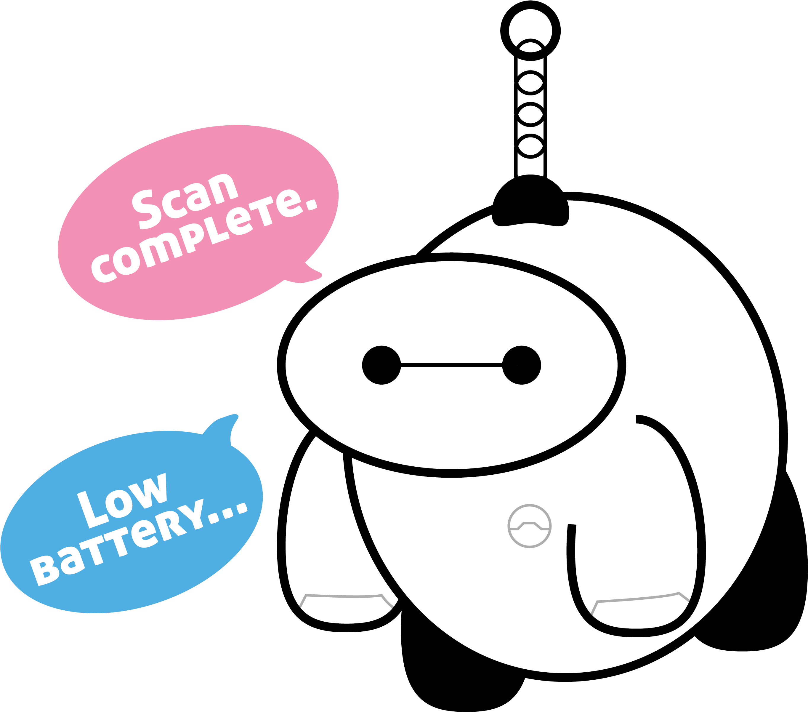 A New Origin Story// Kabuki Masks - Baymax Clipart (2771x2467), Png Download