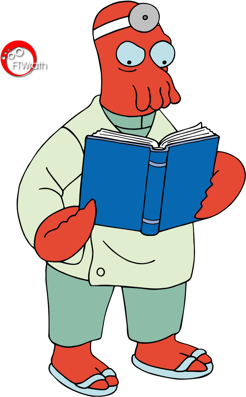 Futurama Png Clipart Web Icons Png - Dr Zoidberg Feet Transparent Png (1000x1400), Png Download