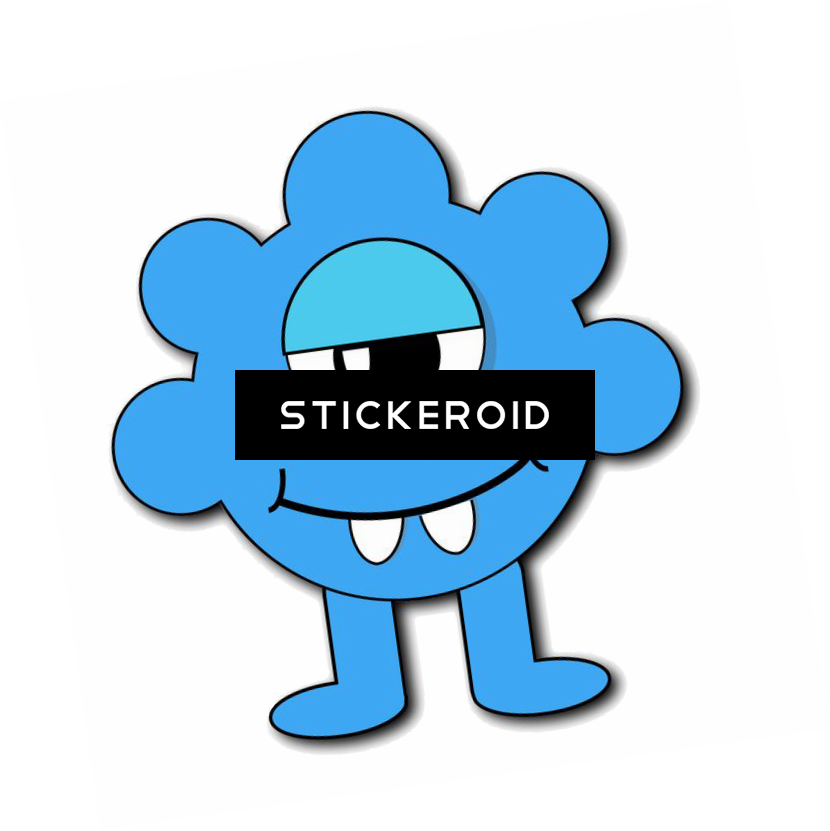 Blue Monster Fantasy Clipart (830x831), Png Download