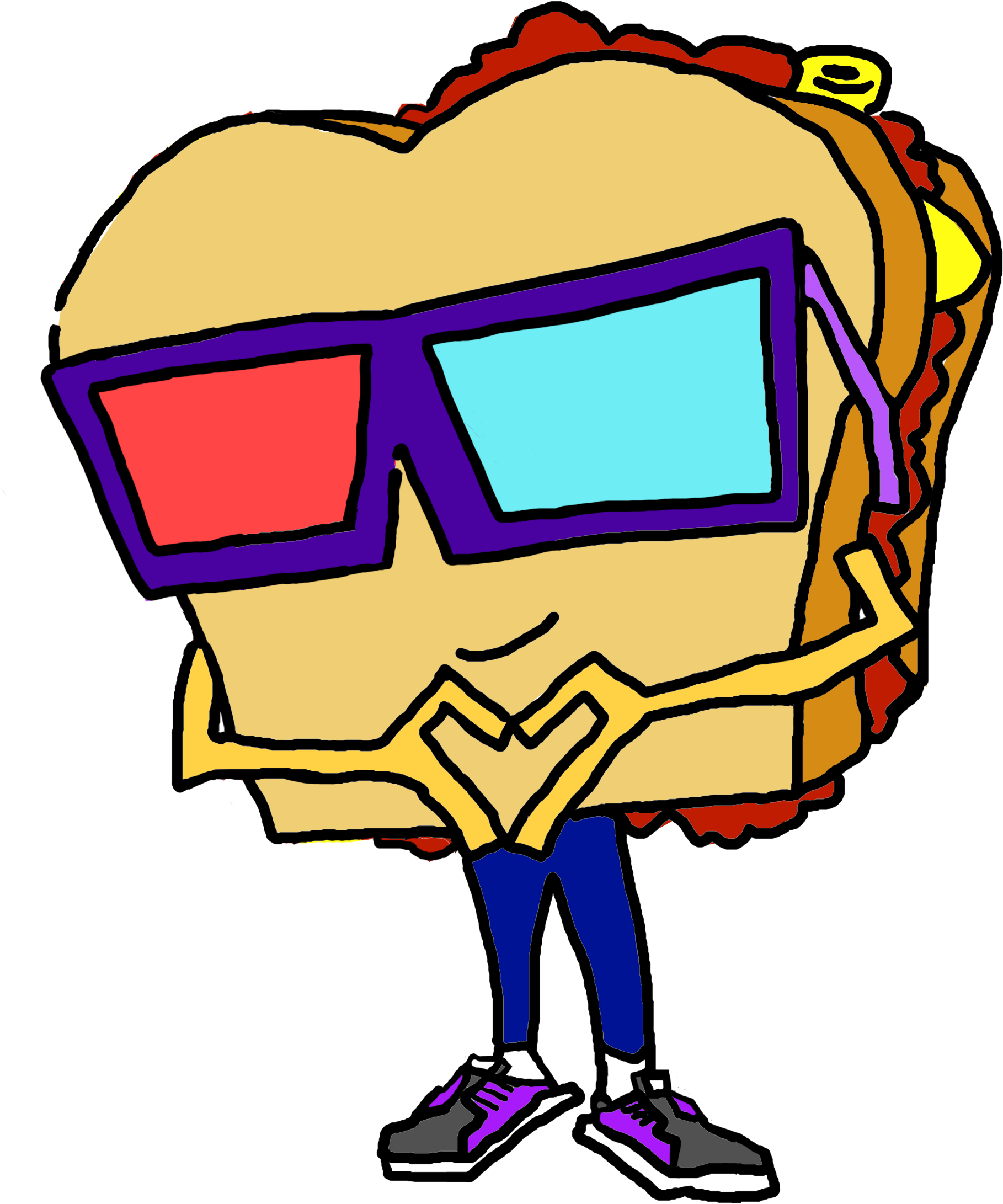 Mac & Cheese Sloppy Joe - Toast Clipart (1842x2359), Png Download