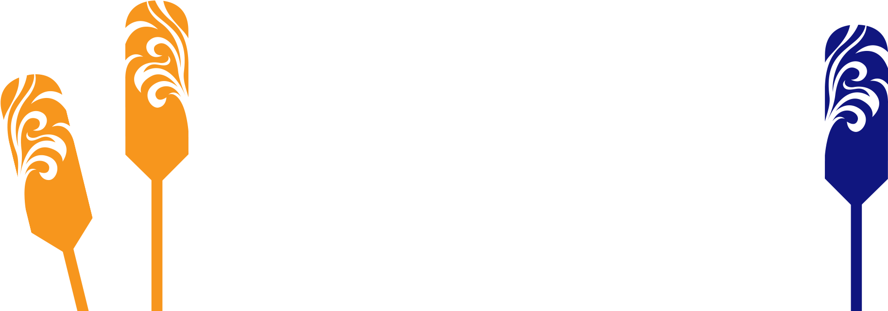 Drums On The Dam Annual United Way Dragon Boat Race - Dragon Boat Paddle Png Clipart (2560x697), Png Download