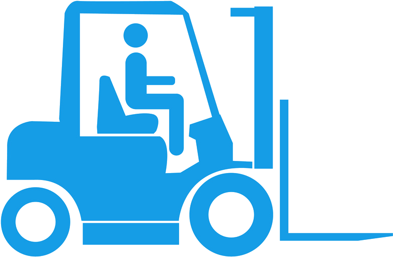 Download Forklifts Singapore Forklift Logo Blue Clipart (1504583