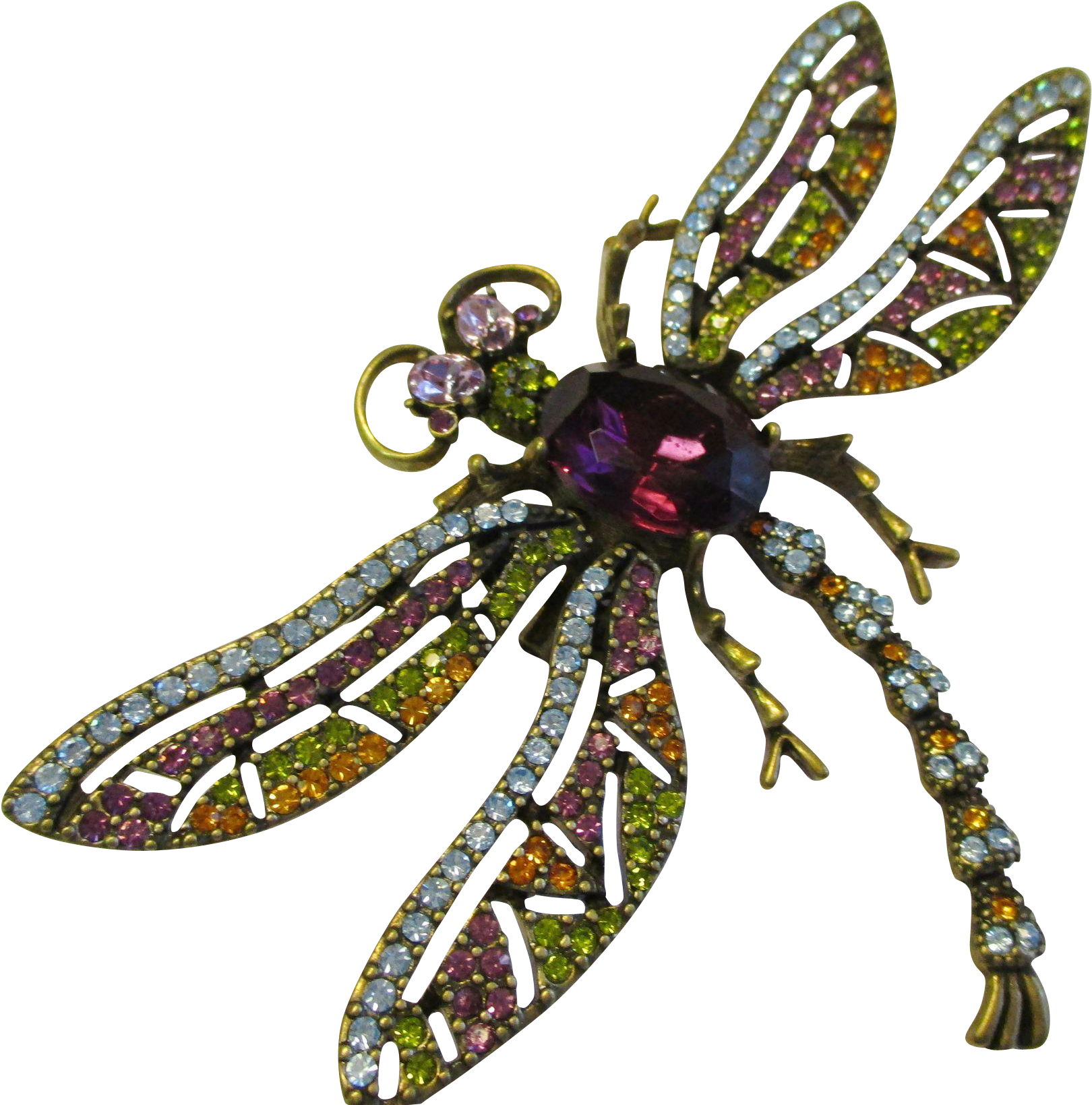 Dragonfly Trembler Pin - Dragonfly Clipart (1638x1638), Png Download