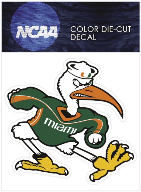 Miami Hurricanes Alternate 2000-present Logo Ncaa Die - Miami Hurricanes Logo Png Clipart (640x640), Png Download