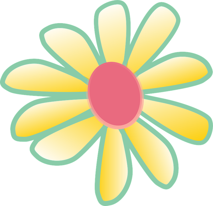 Flower Clipart (744x720), Png Download