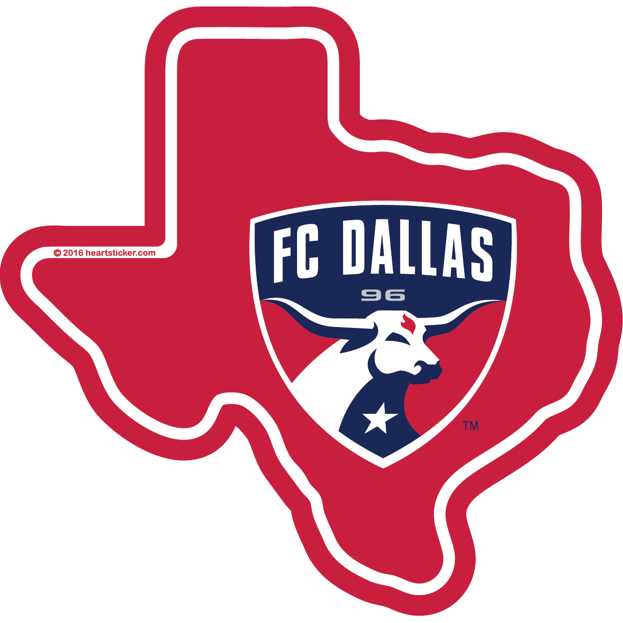Locker Clipart Sticker - Fc Dallas Vs Atlanta United - Png Download (1250x1250), Png Download