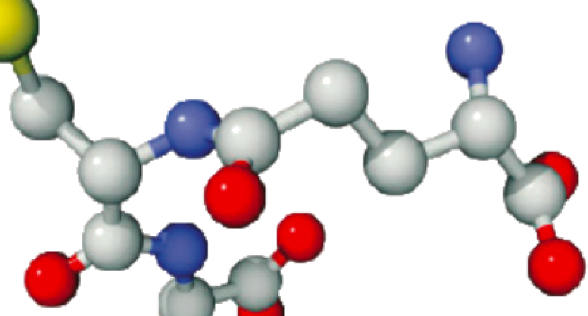 Nechama Kosower's 90th Birthday - Glutathione, Molecular Model - Tile Coaster Clipart (1210x650), Png Download