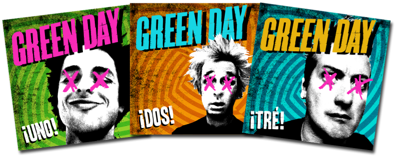 ¡uno , ¡dos , ¡tre Digital Box Set - Green Day: Dos Cd Clipart (800x800), Png Download